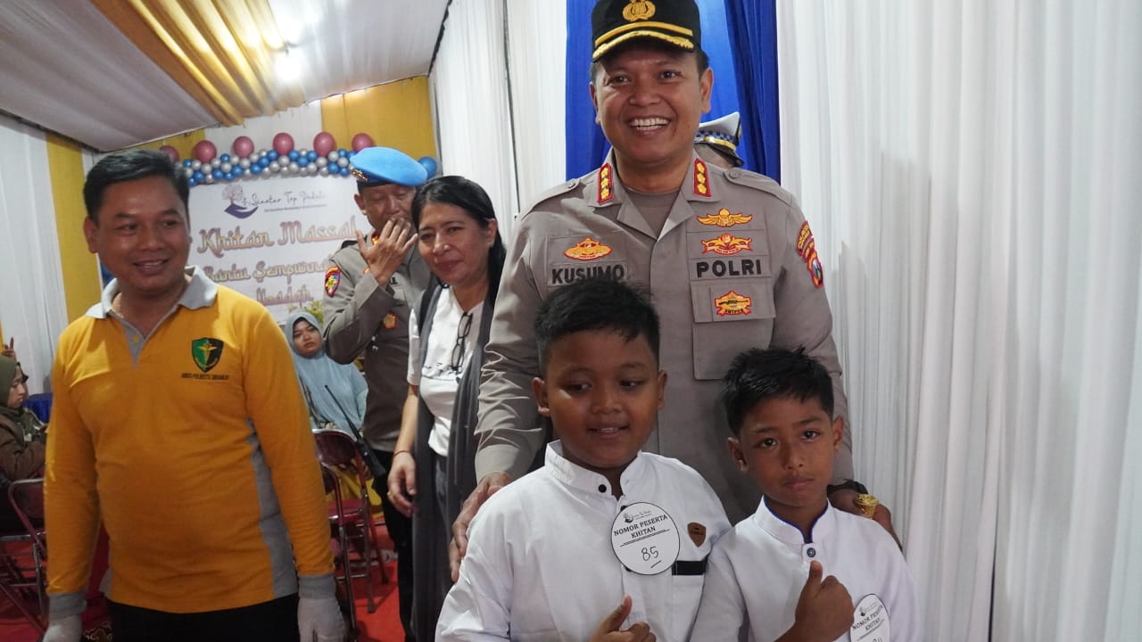 Polresta Sidoarjo Gelar Khitan Massal Ceria di Hari Bhayangkara ke – 77