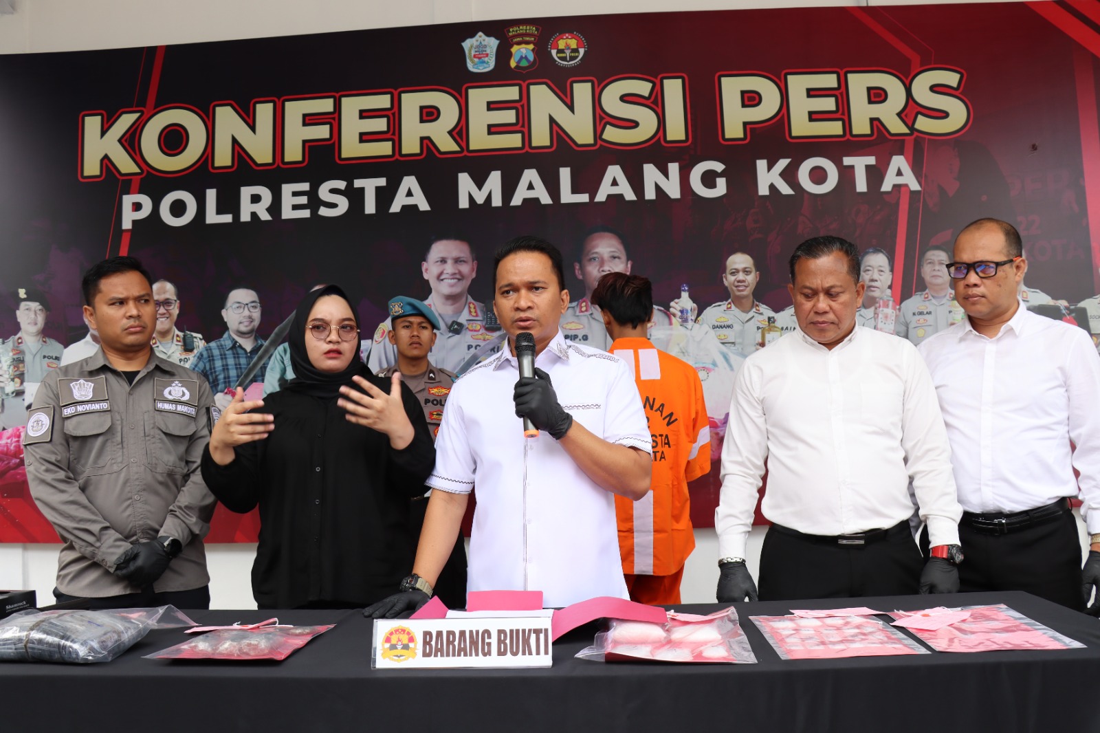 War On Drugs, Polresta Malang Kota Berhasil Amankan Kurir dan Sita 1,5 Kg Narkoba