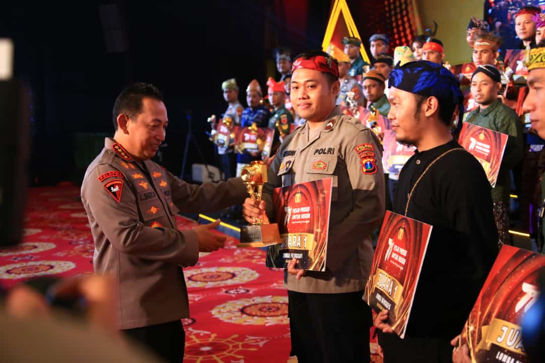 Polda Jatim Menangkan 9 Lomba Konten Kreative dan 1 Lomba Wow Presisi Competition Hari Bhayangkara ke 77