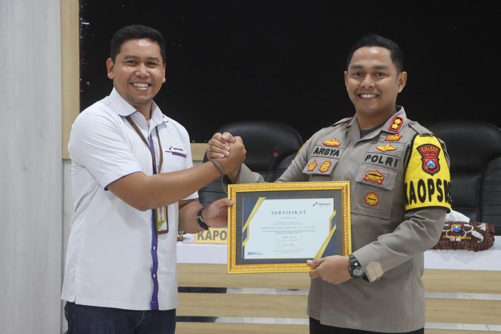 Polres Probolinggo Terima Penghargaan dari PT Pertamina atas Ungkap Kasus 31 Ton BBM Bersubsidi Jenis Solar