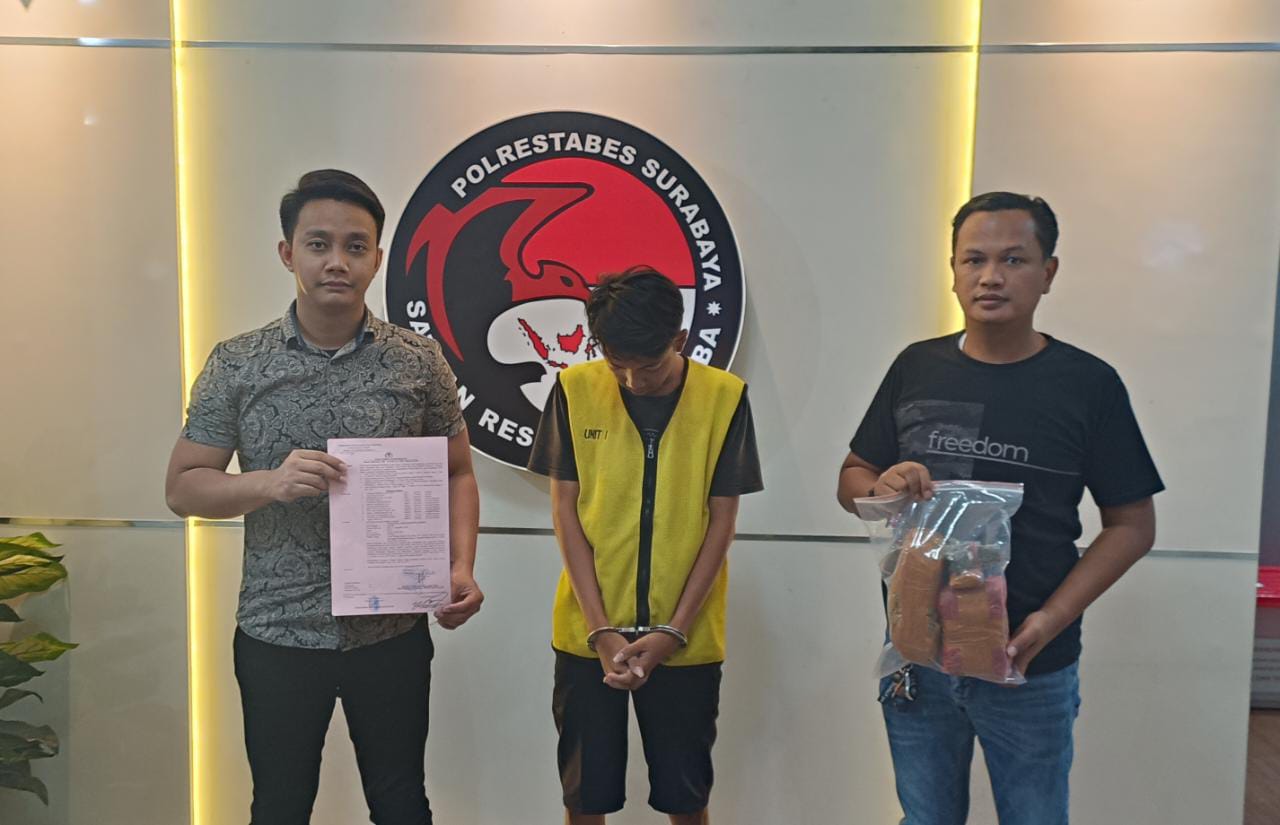 Polrestabes Surabaya Ungkap Peredaran Narkoba Terduga Bandar Berhasil Diamankan
