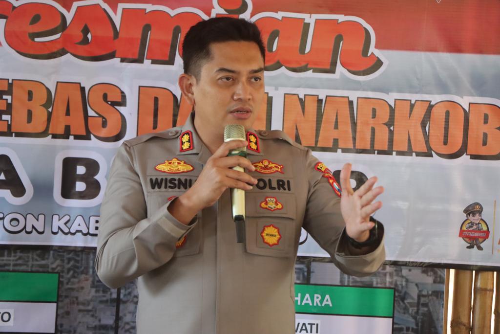 Kapolres Probolinggo Resmikan Kampung Tangguh Bebas Narkoba di Tiga Kecamatan