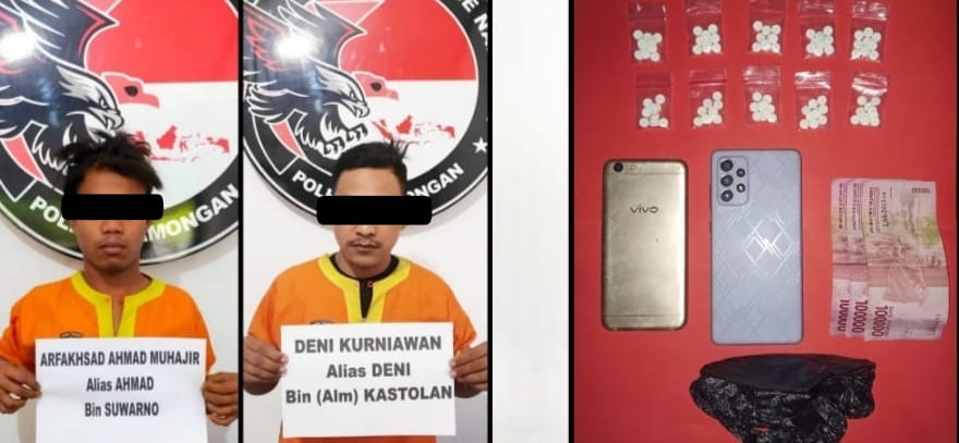 Ops Tumpas Narkoba Semeru 2023, Polres Lamongan Amankan 8 Pelaku Pengedar Narkoba Dalam Kurun Waktu 3 Hari