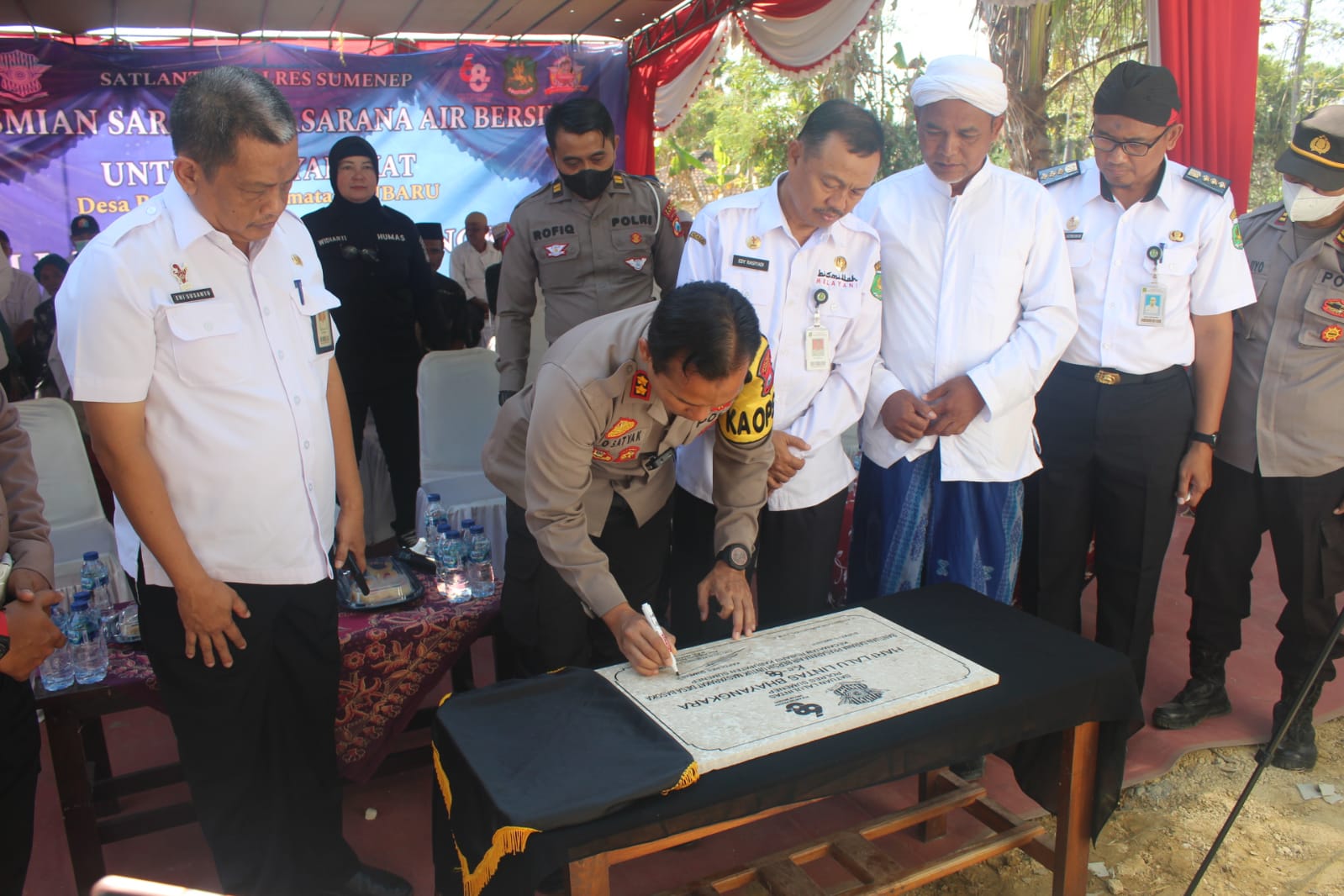 Antisipasi Dampak El Nino, Polres Sumenep Bangun Sumur Bor untuk Warga