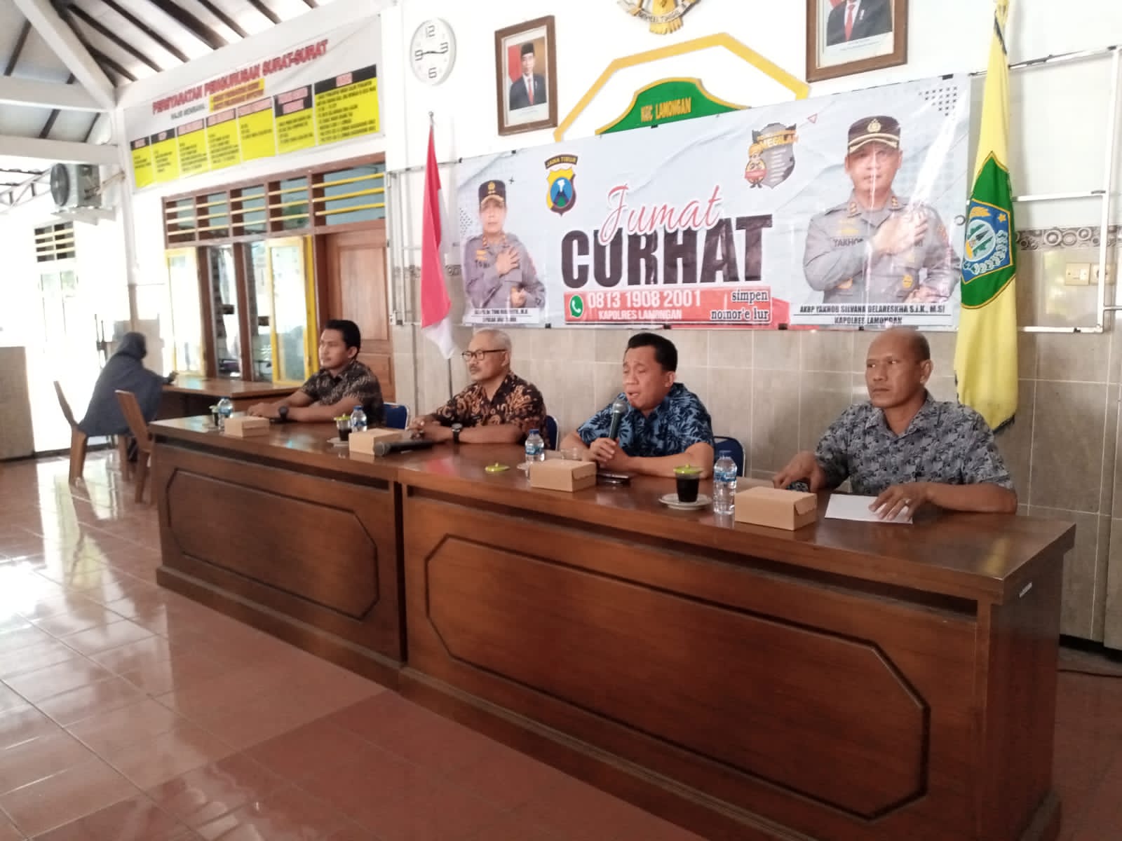 Polres Lamongan Gelar Kegiatan Jumat Curhat Bersama Masyarakat Desa Made untuk Perangi Narkoba