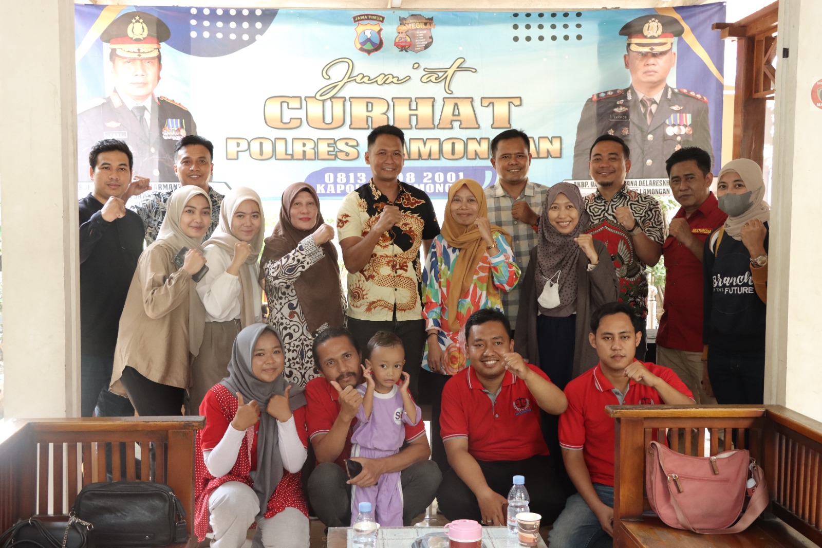 Jumat Curhat Polres Lamongan Gandeng Penasehat Hukum Bahas Terkait Permasalahan Hukum