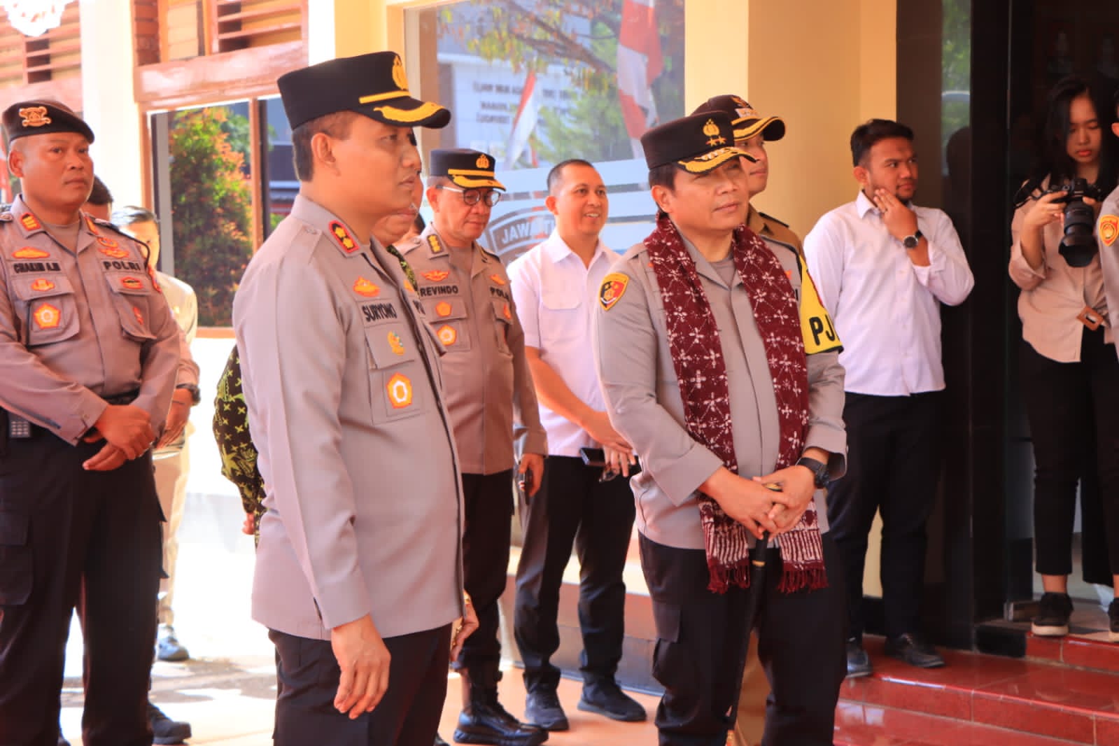 Kunjungi Polres Tuban, Kapolda Jatim Tegaskan Penertiban Tugu Perguruan Silat Jalan Terus