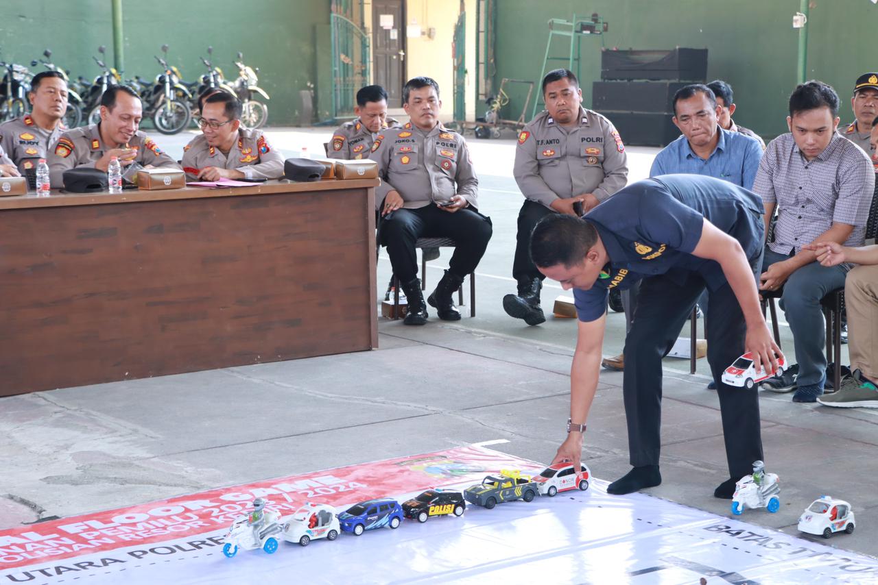 Siap Amankan Pemilu 2024, Polres Kediri Gelar Gladi Posko dan TFG