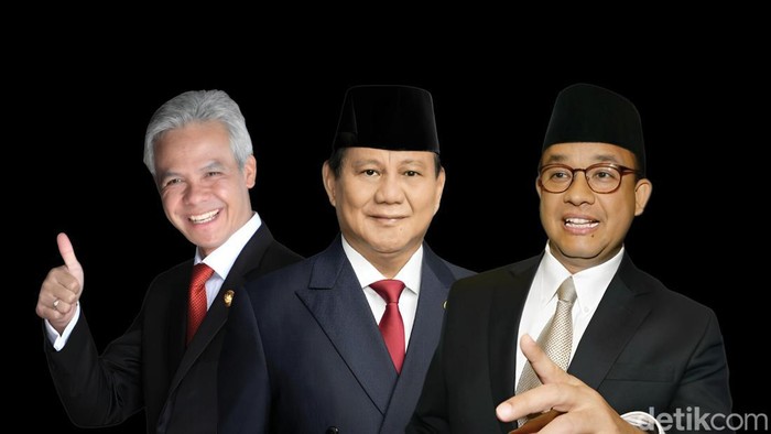 Head to Head Capres Survei LSI: Prabowo Unggul Lawan Ganjar dan Anies