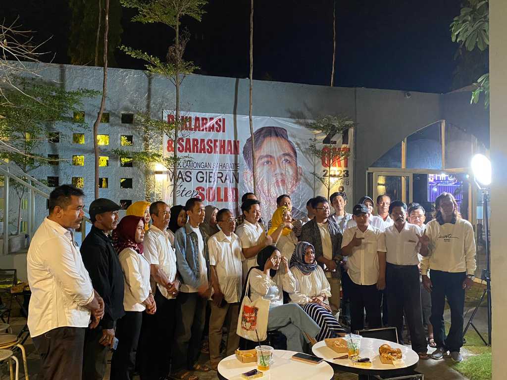 Milenial Lamongan: Deklarasi Relawan SAHABAT GIBRAN SOLID sebagai Cawapres