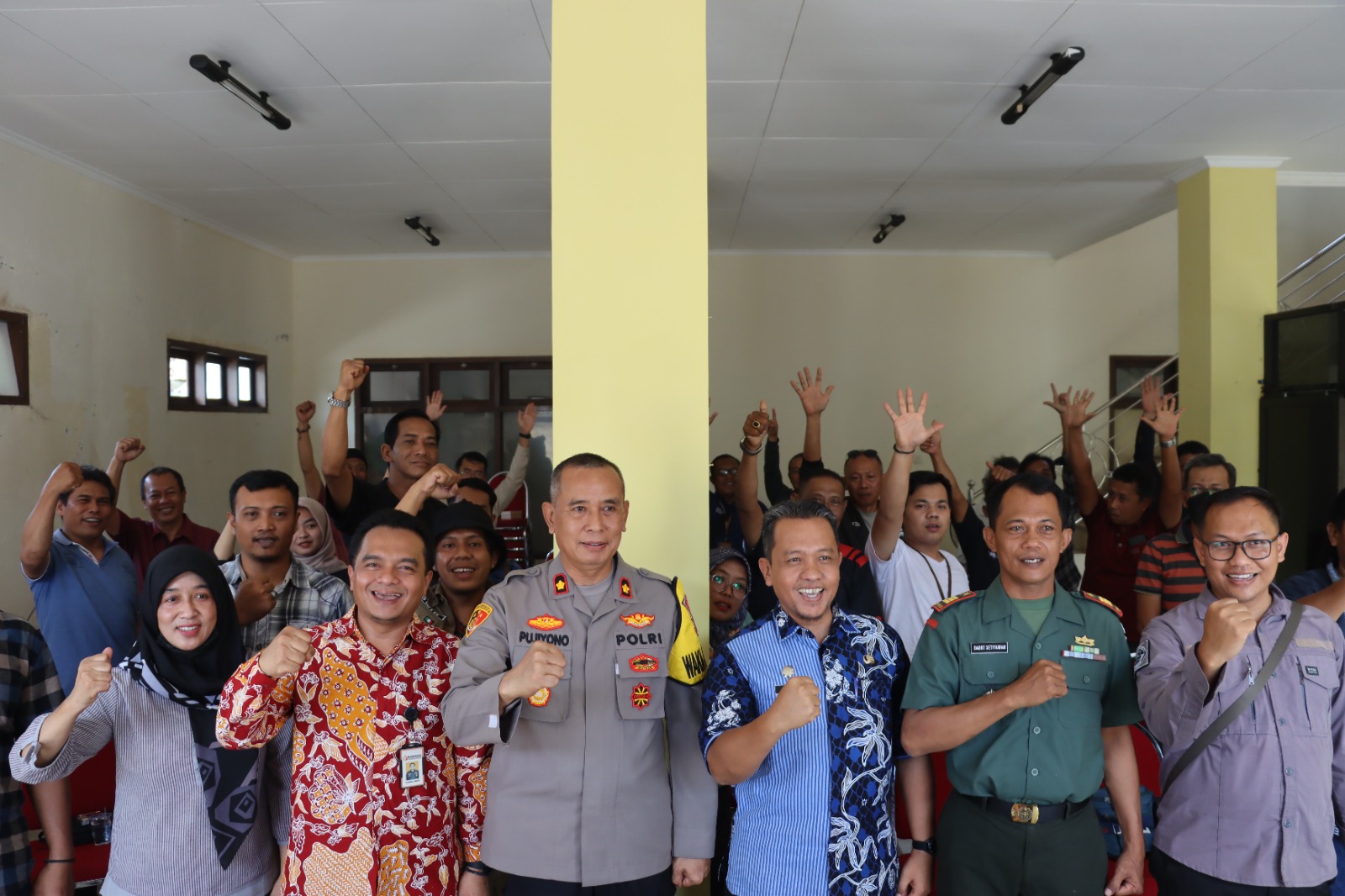 Polres Pacitan Bersama KKD Ajak Media Ciptakan Pemilu Damai