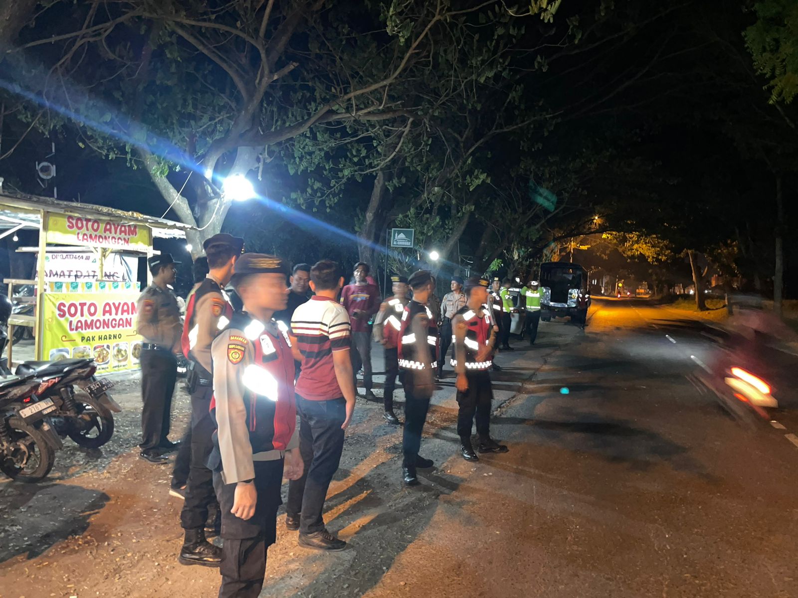 Polres Lamongan Ciptakan Keamanan Wilayah Melalui Patroli Harkamtibmas