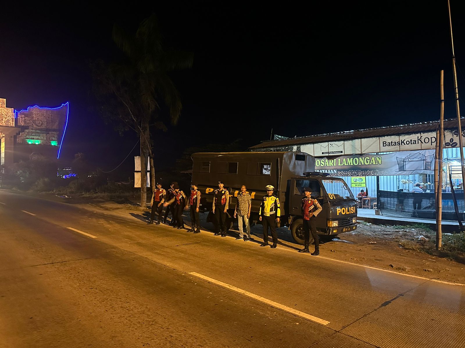 Personel Polres Lamongan Intensifkan Patroli Harkamtibmas Guna Cegah Aksi kriminalitas