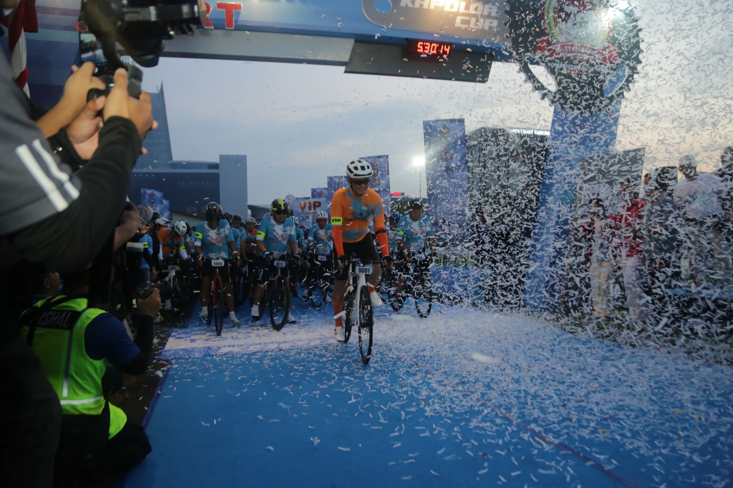Gelar Tour de Panderman 2024, Polda Jatim Kenalkan Potensi Daerah hingga Raih Rekor MURI