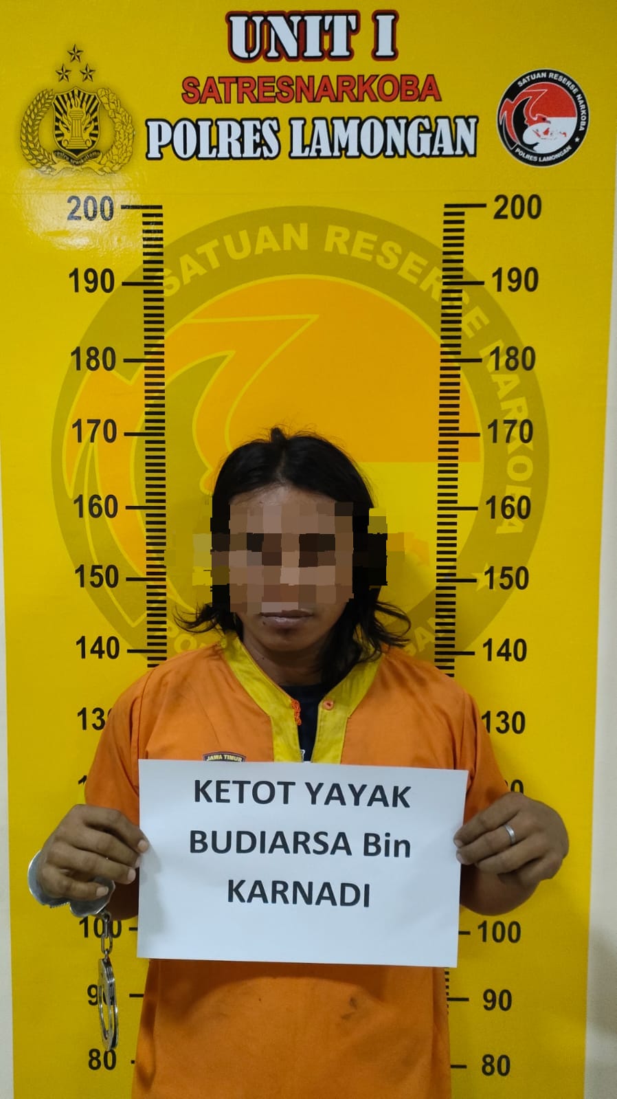 Satresnarkoba Polres Lamongan Tangkap Pengedar Sabu di Pasar Puter