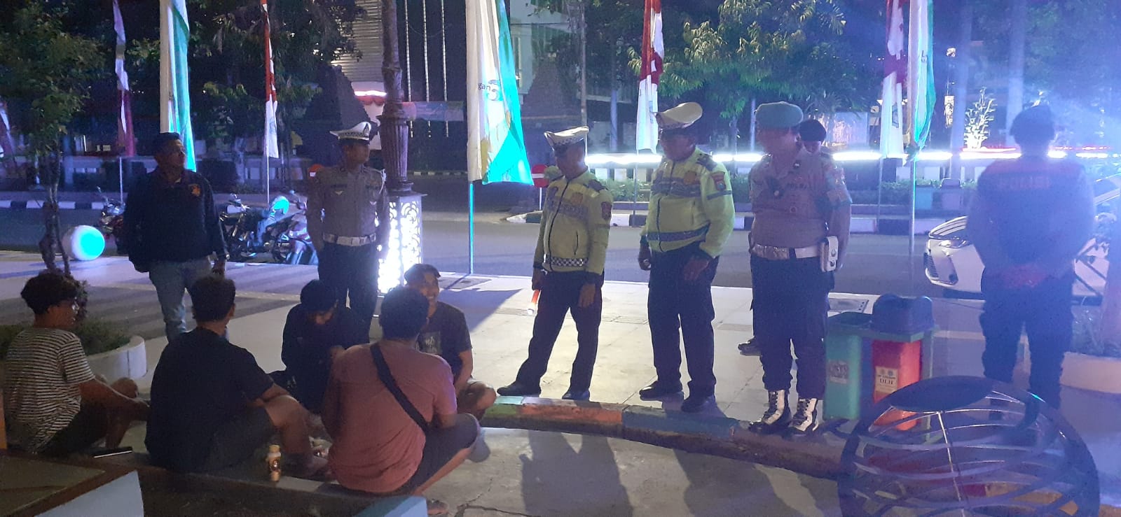 Guna Pengamanan Wilayah, Personel Polres Lamongan Laksanakan Patroli Harkamtibmas