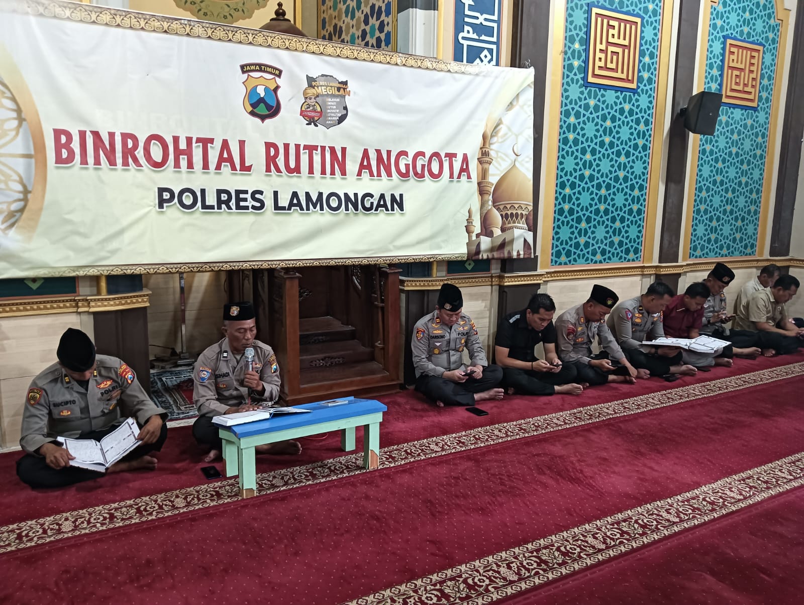 Tingkatkan Iman Dan Taqwa, Polres Lamongan Gelar Binrohtal