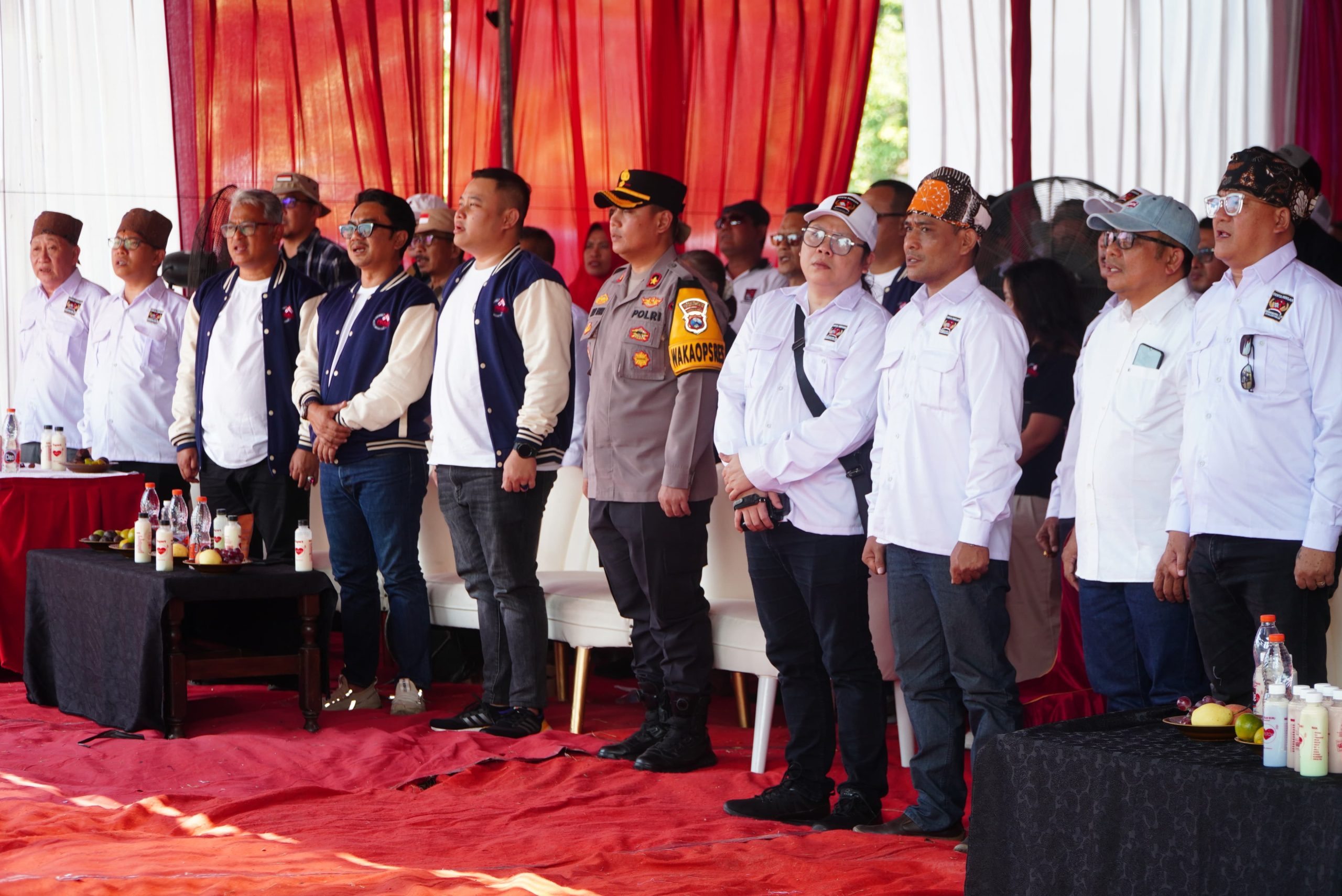 Wakapolres Lamongan Hadiri Pelantikan Pengurus Wilayah Genta Pangan Se-Jatim dan Panen Raya Padi Inpari 32