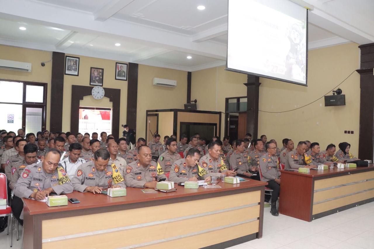 Polres Lamongan Gelar Latihan Pra Ops Mantap Praja Semeru 2024 Dalam Rangka Pilkada Serentak
