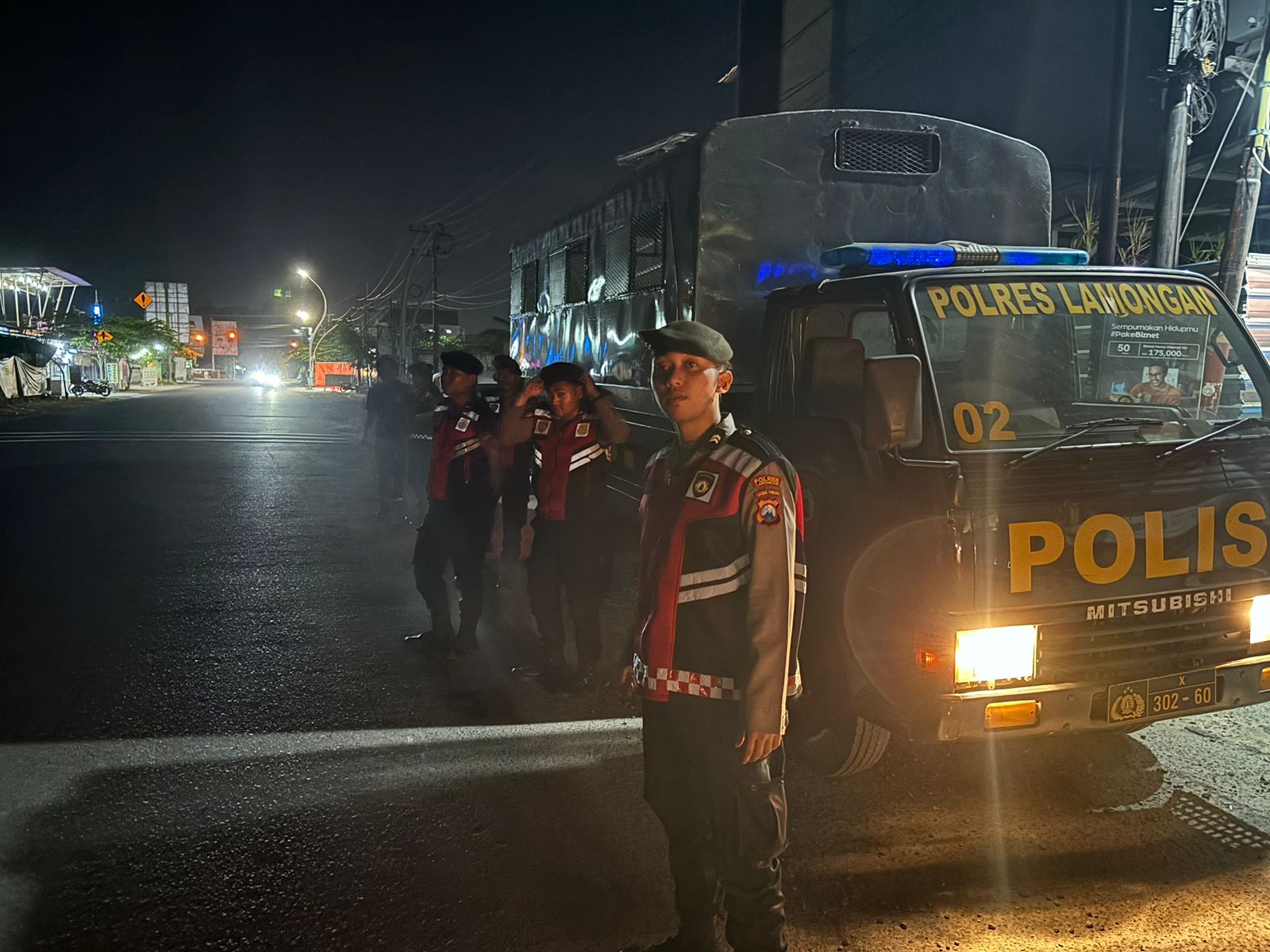 Polres Lamongan Laksanakan Patroli Harkamtibmas Demi Jaga Kondusifitas Wilayah
