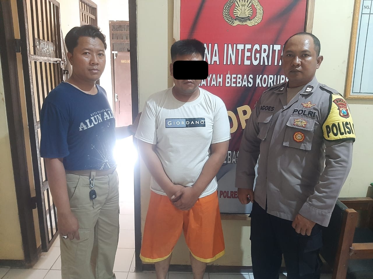 Polsek Modo Polres Lamongan Berhasil Amankan Pelaku Pencurian Uang Kotak Amal di Masjid