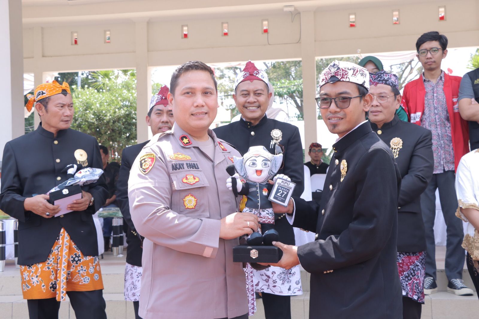 Wakapolres Lamongan Hadiri Kirab Maskot Pilkada Serentak 2024 Jawa Timur