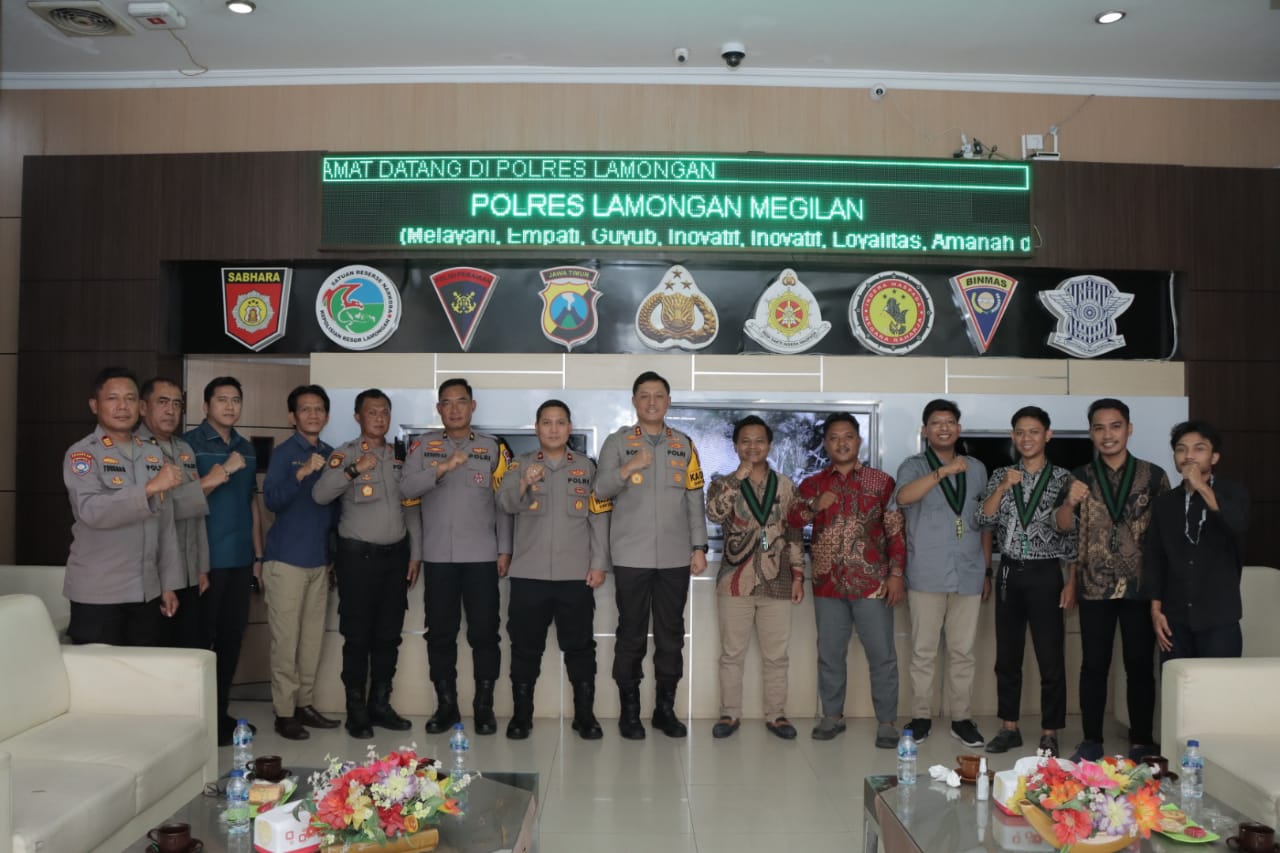 Kapolres Lamongan Terima Kunjungan Silaturahmi Sekaligus Audiensi HMI