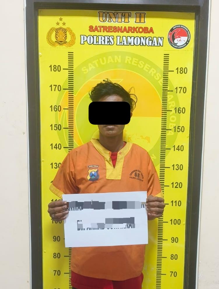 Ops Tumpas Narkoba Semeru 2024, Satresnarkoba Polres Lamongan Tangkap Dua Pengedar Pil Dobel L di Paciran