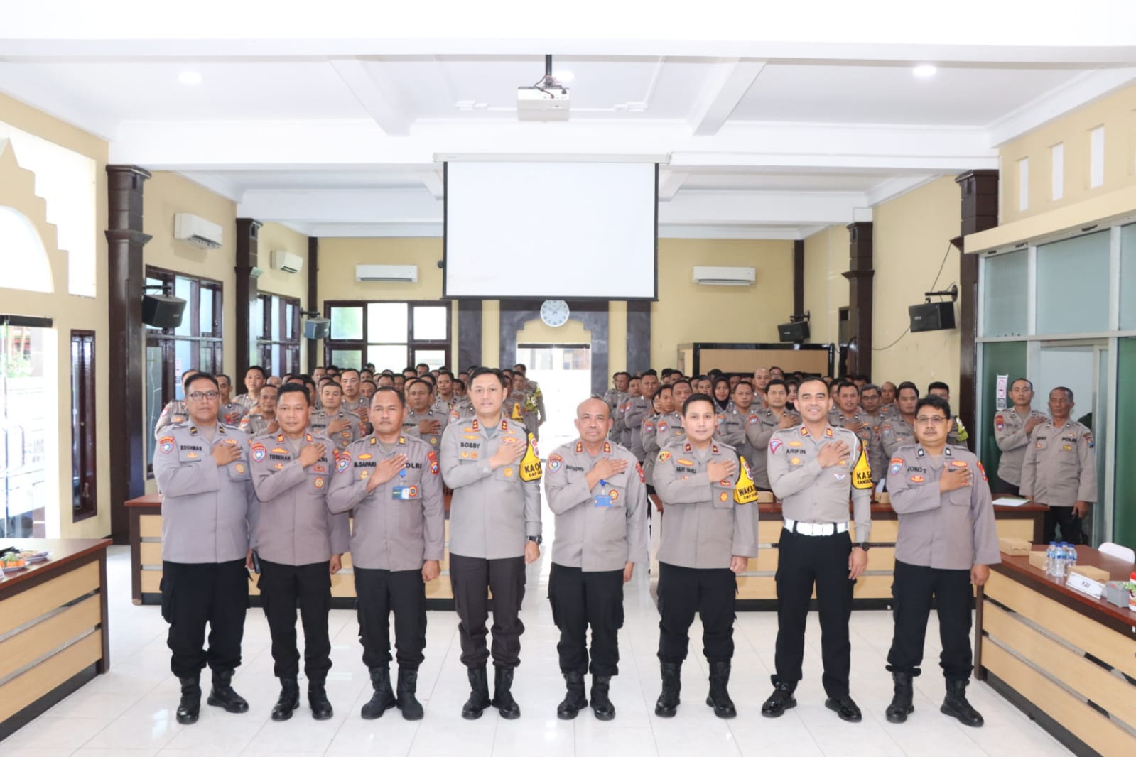 Polres Lamongan Gelar Pembinaan Teknis Bhabinkamtibmas oleh DitBinmas Polda Jatim