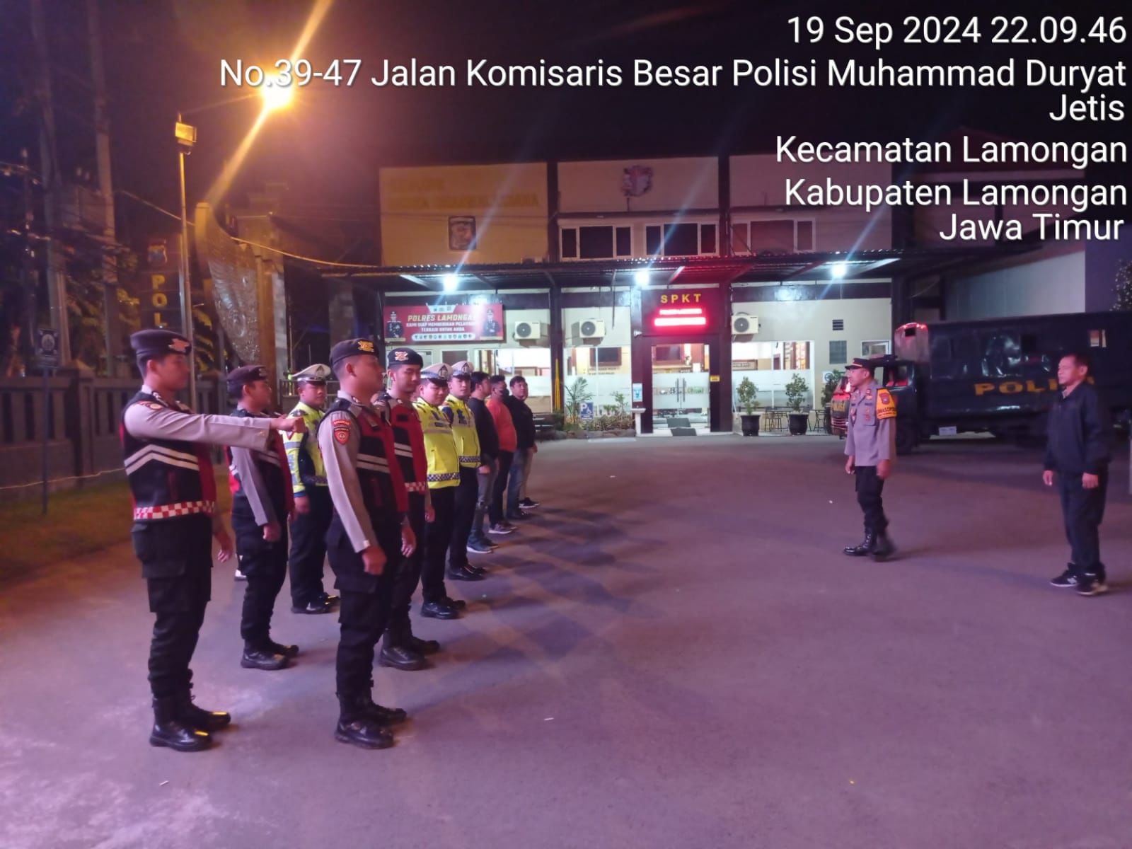 Demi Ciptakan Situasi Wilayah Aman, Anggota Polres Lamongan Gelar Patroli Harkamtibmas