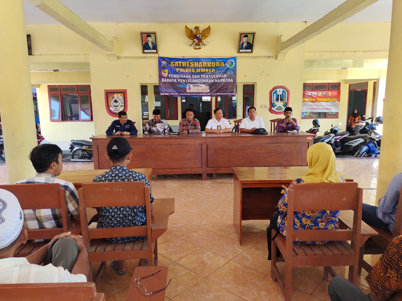 Polres Jember Libatkan Toga Tomas Gelar Sosialisasi Bahaya Narkoba dan Miras