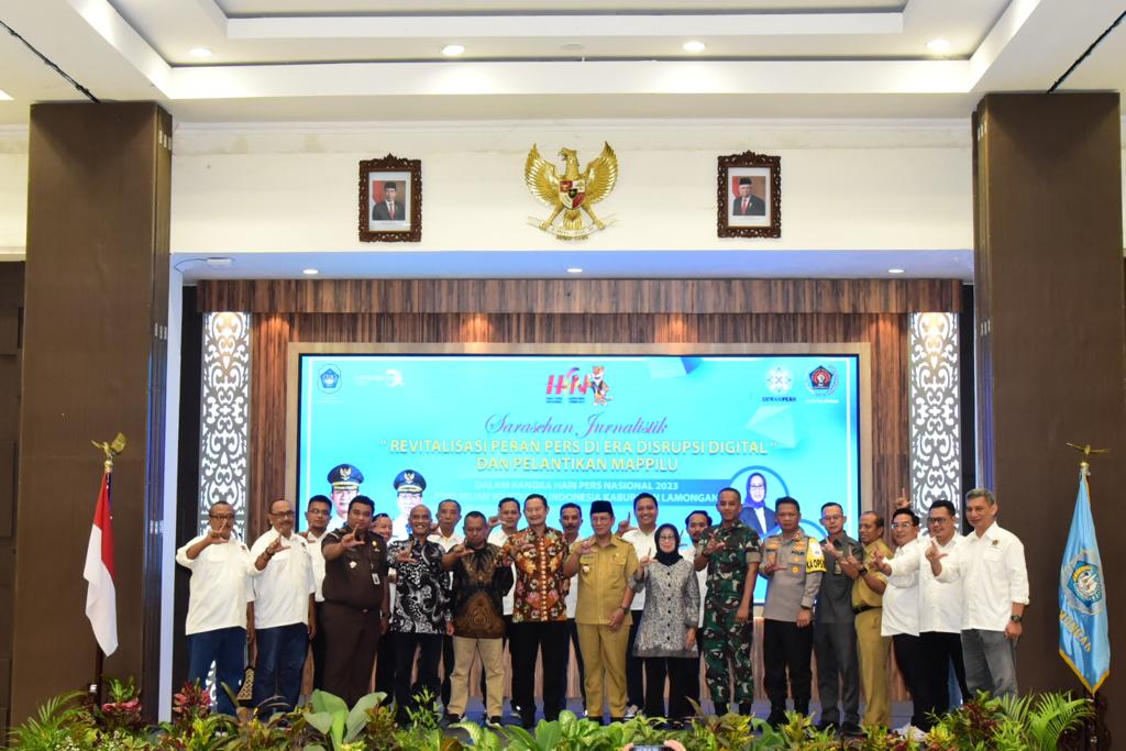 Kapolres Lamongan Hadiri Pelantikan Mappilu (Masyarakat dan Pers Pemantau Pemilu) Kabupaten Lamongan