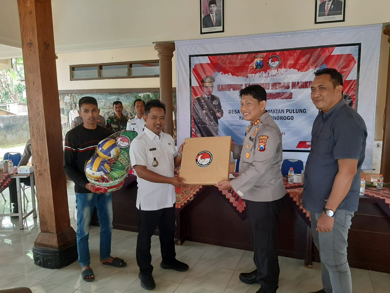 Polres Ponorogo Launching Kampung Tangguh Bebas Narkoba di Desa Patik