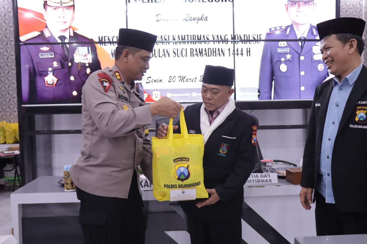 Kapolres Bojonegoro Gelar Tatap Muka Dengan Da’i dan Pendeta Kamtibmas Jelang Ramadhan