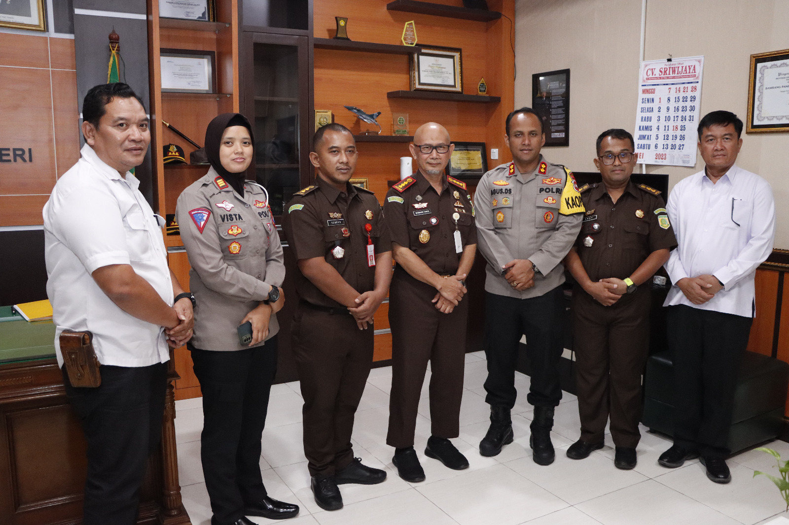 Jalin Sinergitas Kapolres Madiun Kota Kunjungi Kejaksaan Negeri