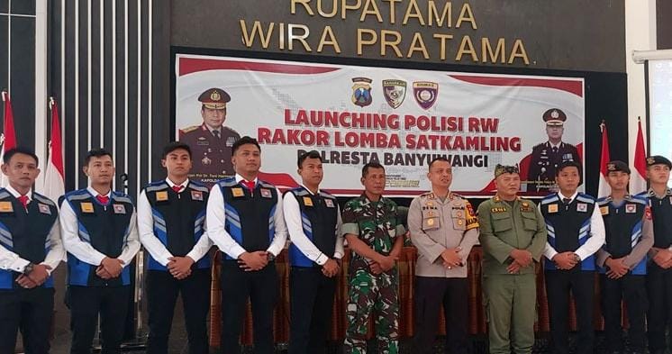 Polresta Banyuwangi Sebar Polisi RW Berikan Jaminan Keamanan Warga Masyarakat