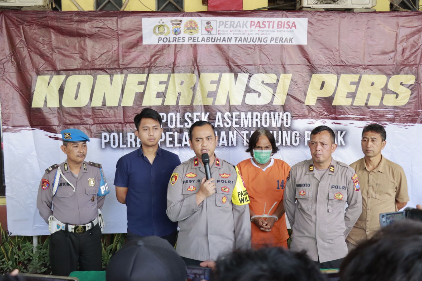Berkat Polisi RW Polres Tanjung Perak  Berhasil Amankan DPO Curanmor