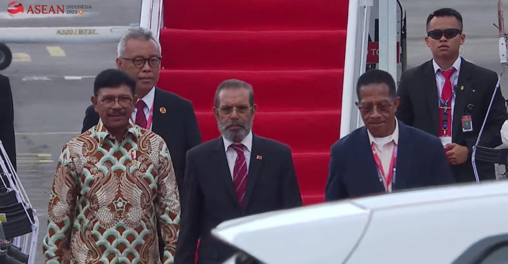 Menkominfo Sambut Kedatangan  PM Timor Leste