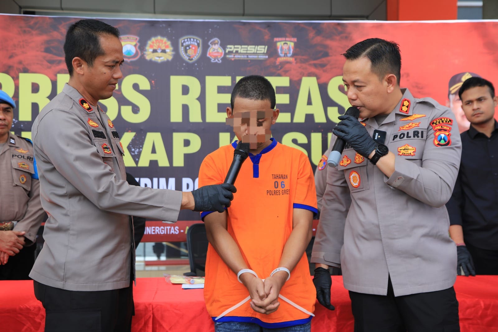 Polres Gresik Berhasil Amankan Tersangka Curanmor di Perumahan ABR