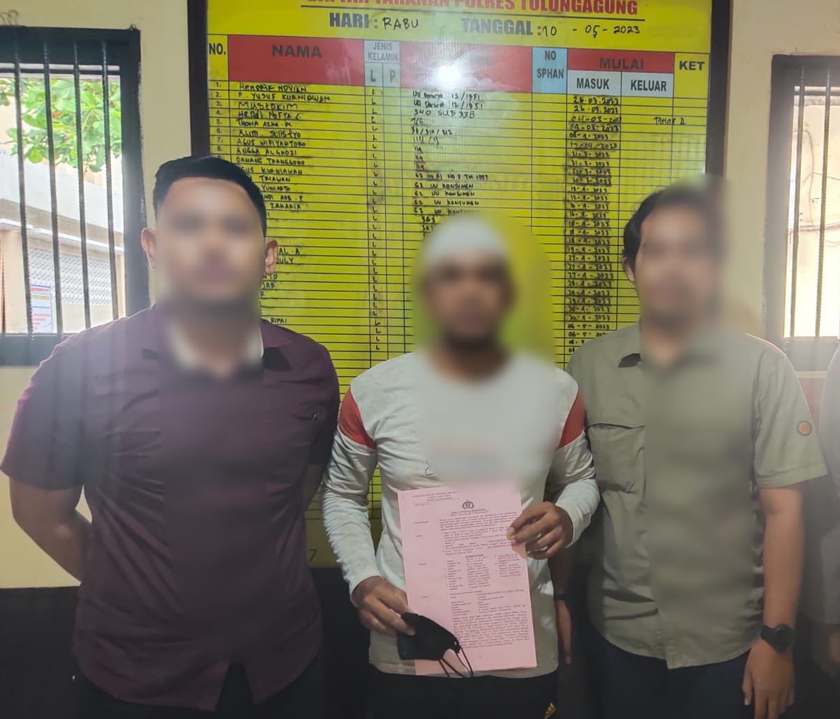 Polres Tulungagung Berhasil Amankan Pelaku Asusila  Terhadap Anak di Bawah Umur
