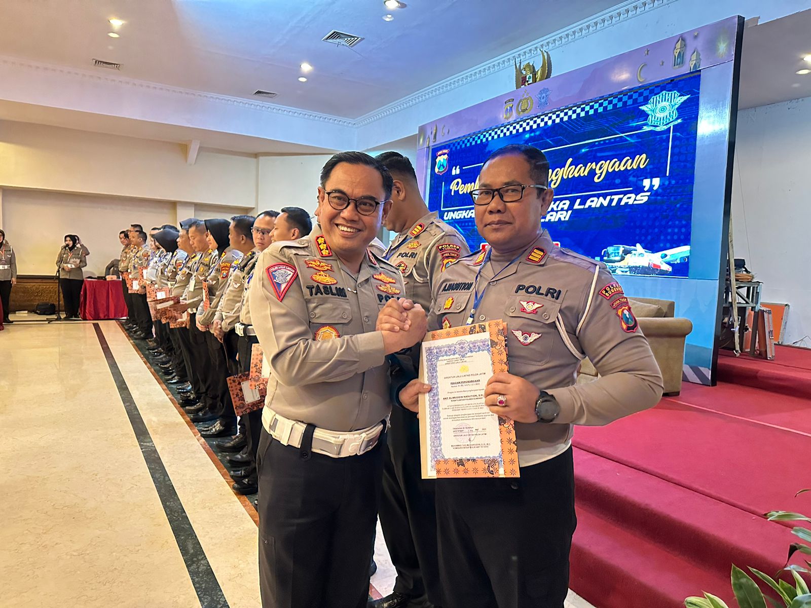 Satlantas Polres Sumenep Kembali Dapat Piagam Penghargaan dari Polda Jatim