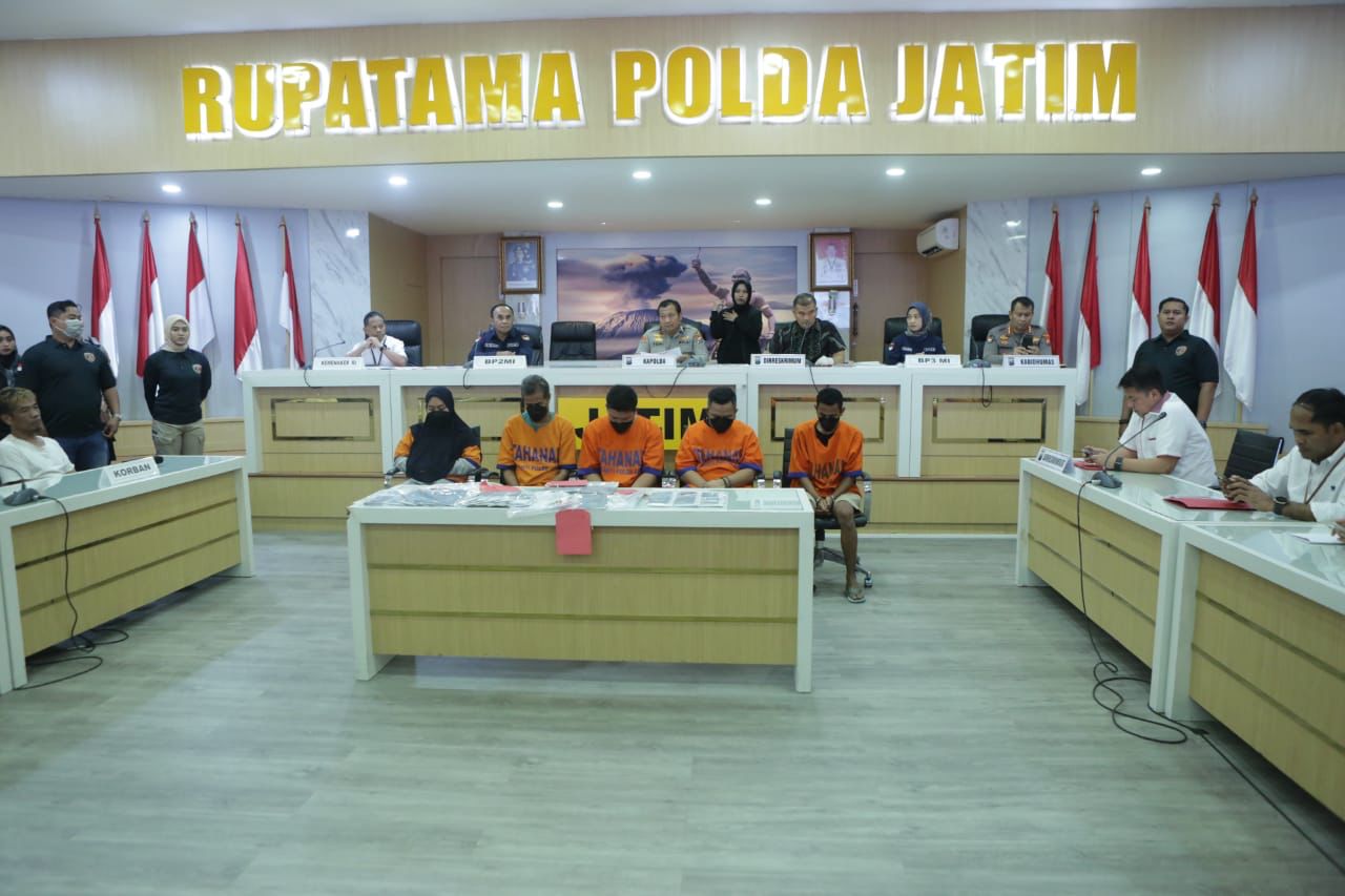 Polda Jatim Berhasil Ungkap Tiga Kasus TPPO Calon Pekerja Migran Ilegal