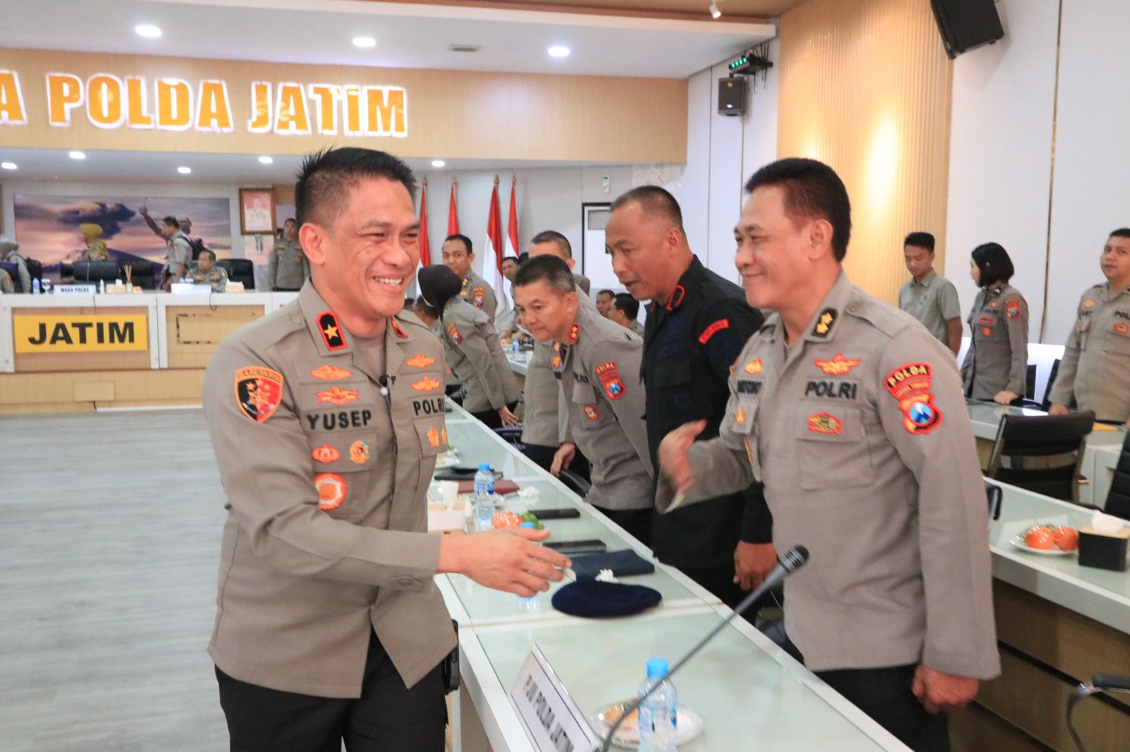 Wakapolda Jatim Sambut Peserta PKDN Sespimti Polri Dikreg ke-32 TA 2023 di Jawa Timur