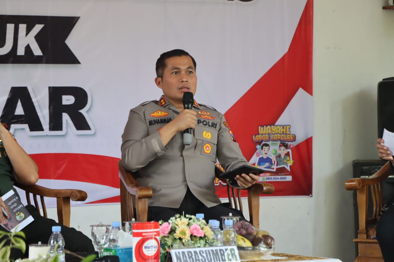 Sambut Pemilu 2024 Kapolres Nganjuk Ajak Perkuat Peran Tiga Pilar dan Ulama Kamtibmas Hingga Tingkat Desa