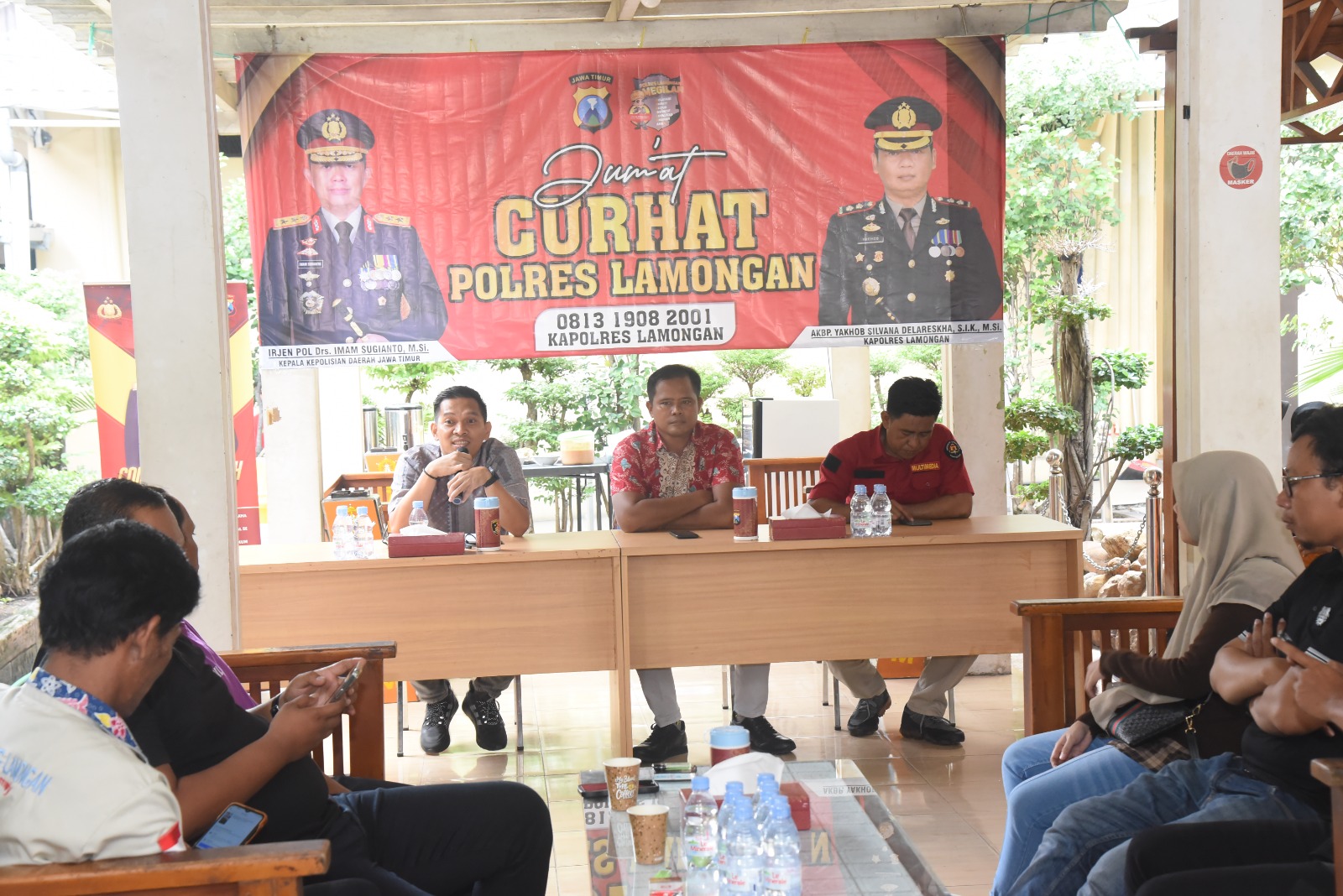 Jumat Curhat Polres Lamongan Bersama Penggiat Media Sosial Bahas Perempuan Dan Anak