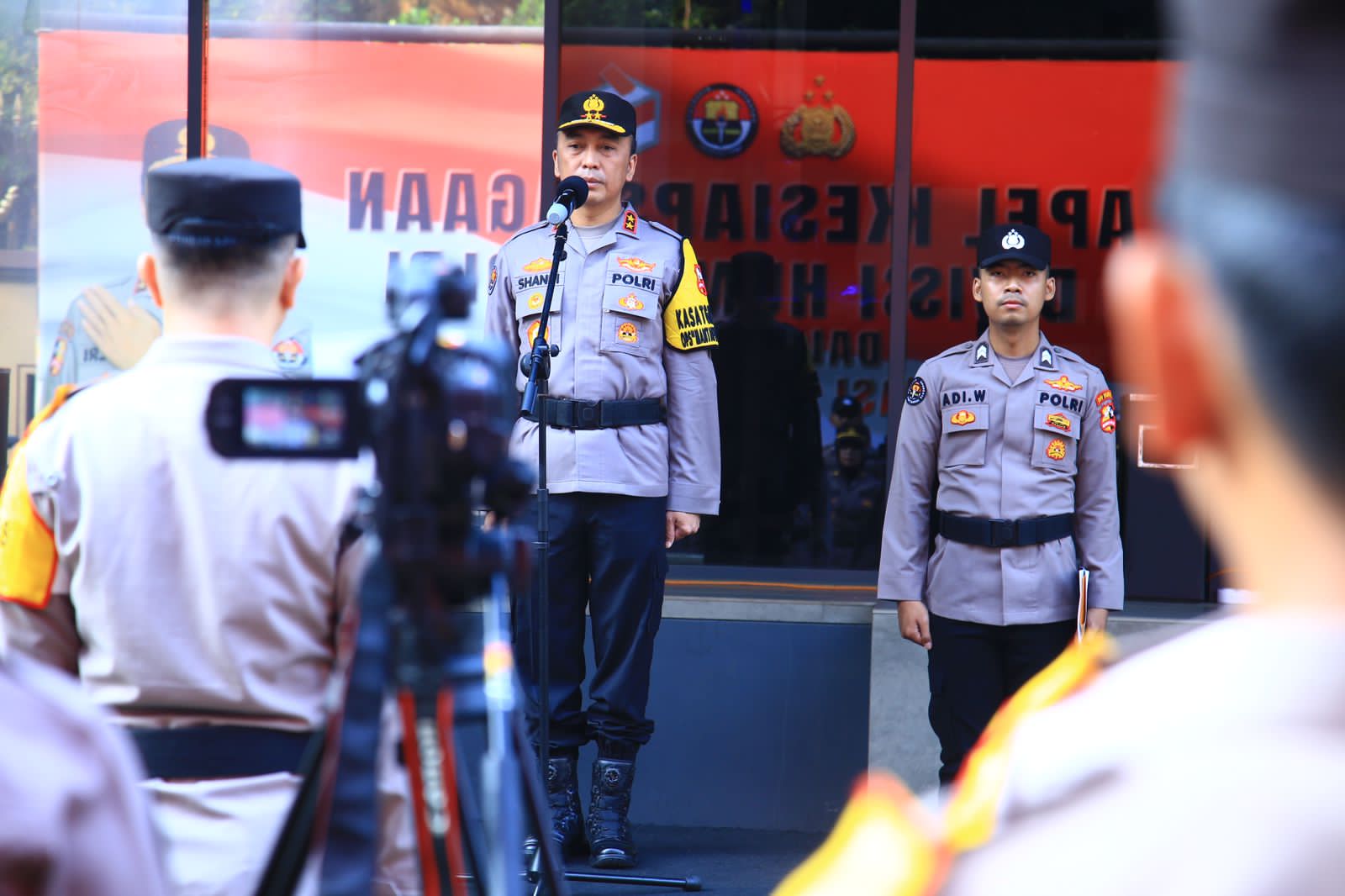 Kadiv Humas Tekankan Beberapa Hal Saat Gelar Apel Kesiapsiagaan Satgas Humas Polri  Pengamanan Nataru