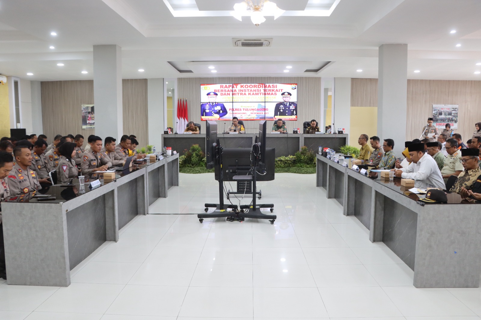 Polres Tulungagung Gelar Rakor Lintas Sektoral Jelang Operasi Lilin Semeru 2023