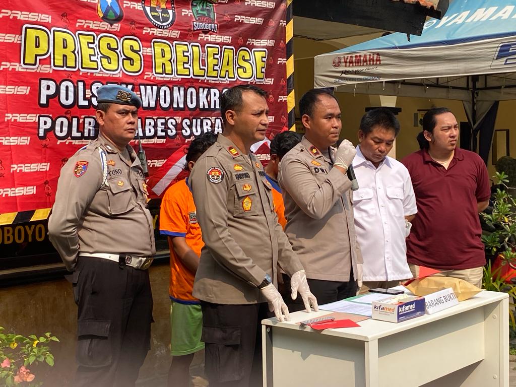 Polisi Berhasil Amankan Residivis Curanmor 6 TKP di Kota Surabaya