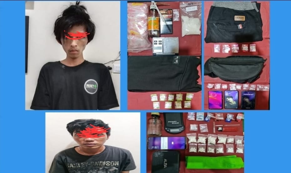 Polres Kediri Kota Berhasil Amankan Dua Orang Diduga Pengedar Narkoba, Sabu87,88 gram Disita
