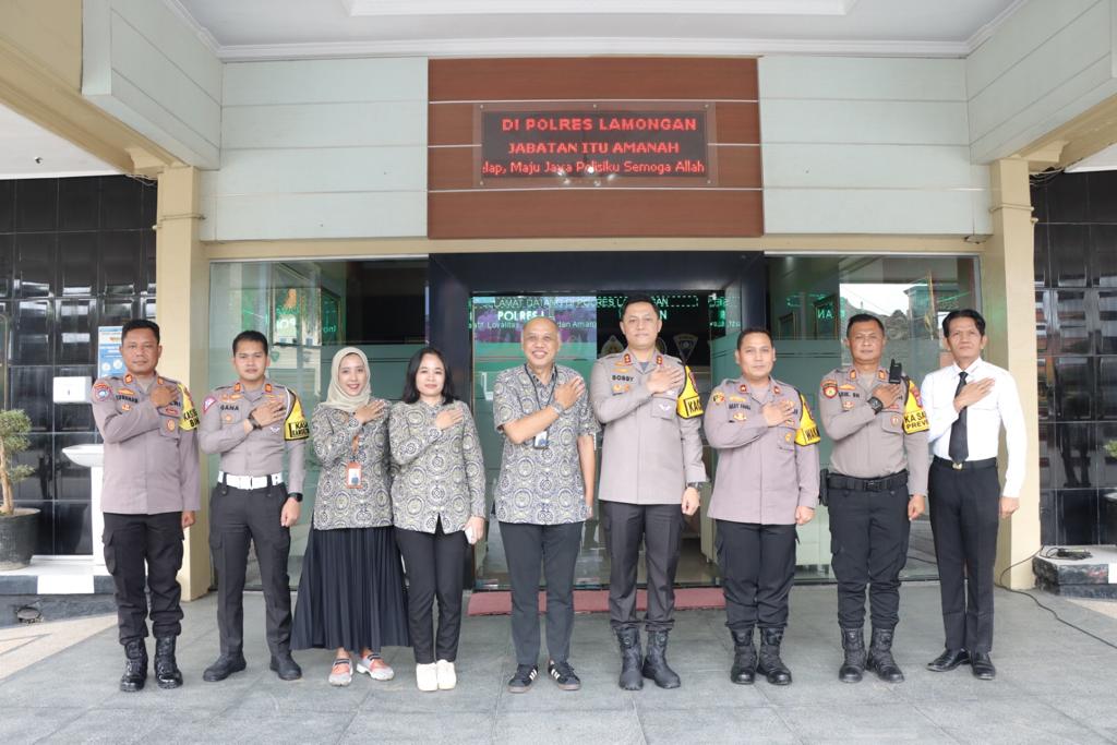 Kapolres Lamongan Terima Kunjungan Dari BPJS Cabang Gresik – Lamongan